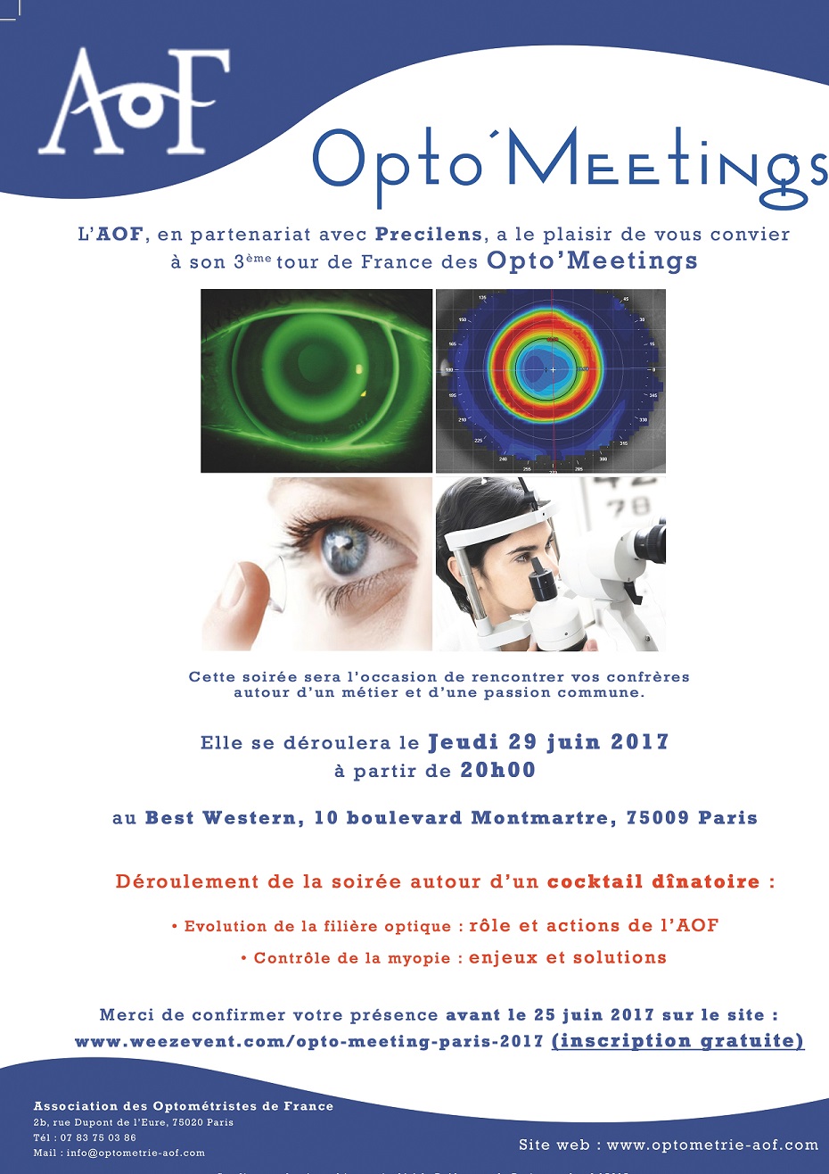 Invitation Optomeetings PARIS